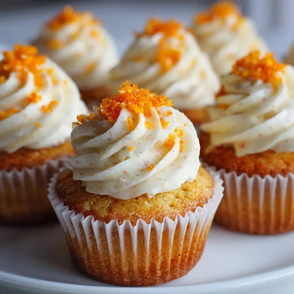 Moist Carrot Cake Muffins with Cream Cheese Frosting Recipe - Recipe Image