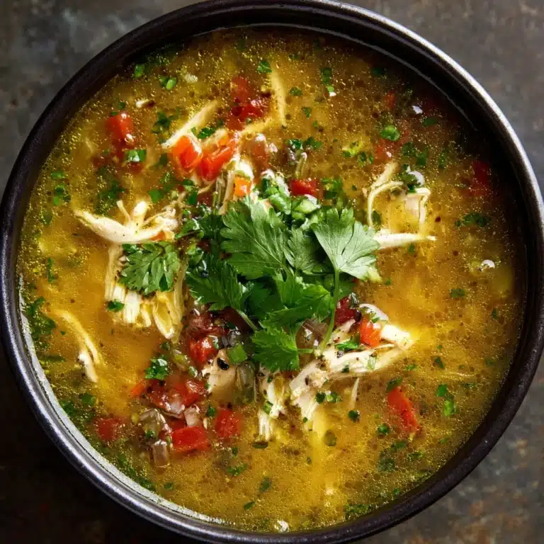 Green Chicken Enchilada Soup Recipe