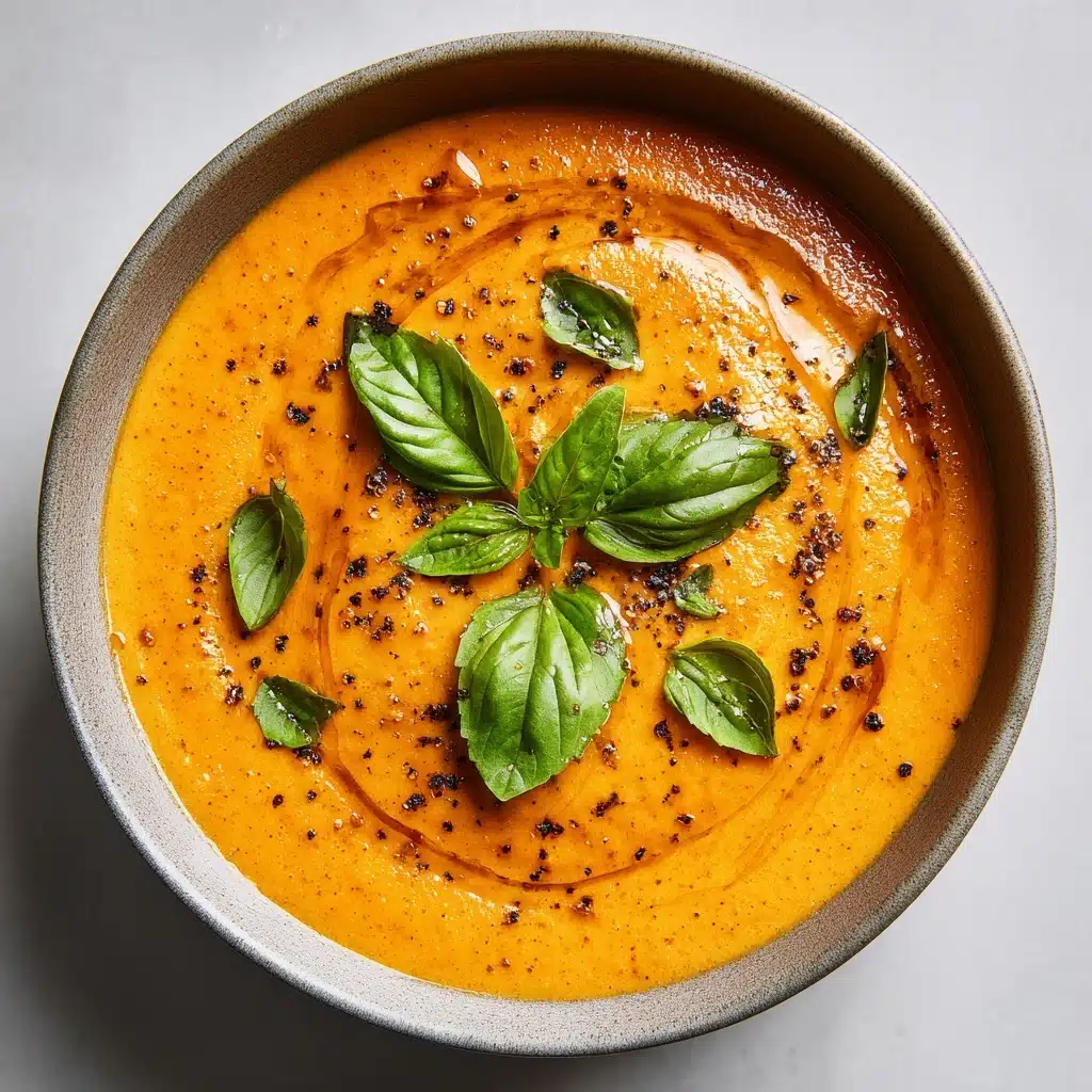 Creamy Roasted Pepper Soup Recipe - Recipe Image