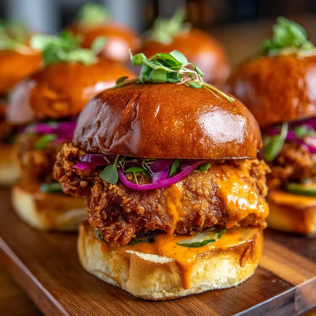 Mini Crispy Chicken Sandwiches Recipe - Recipe Image