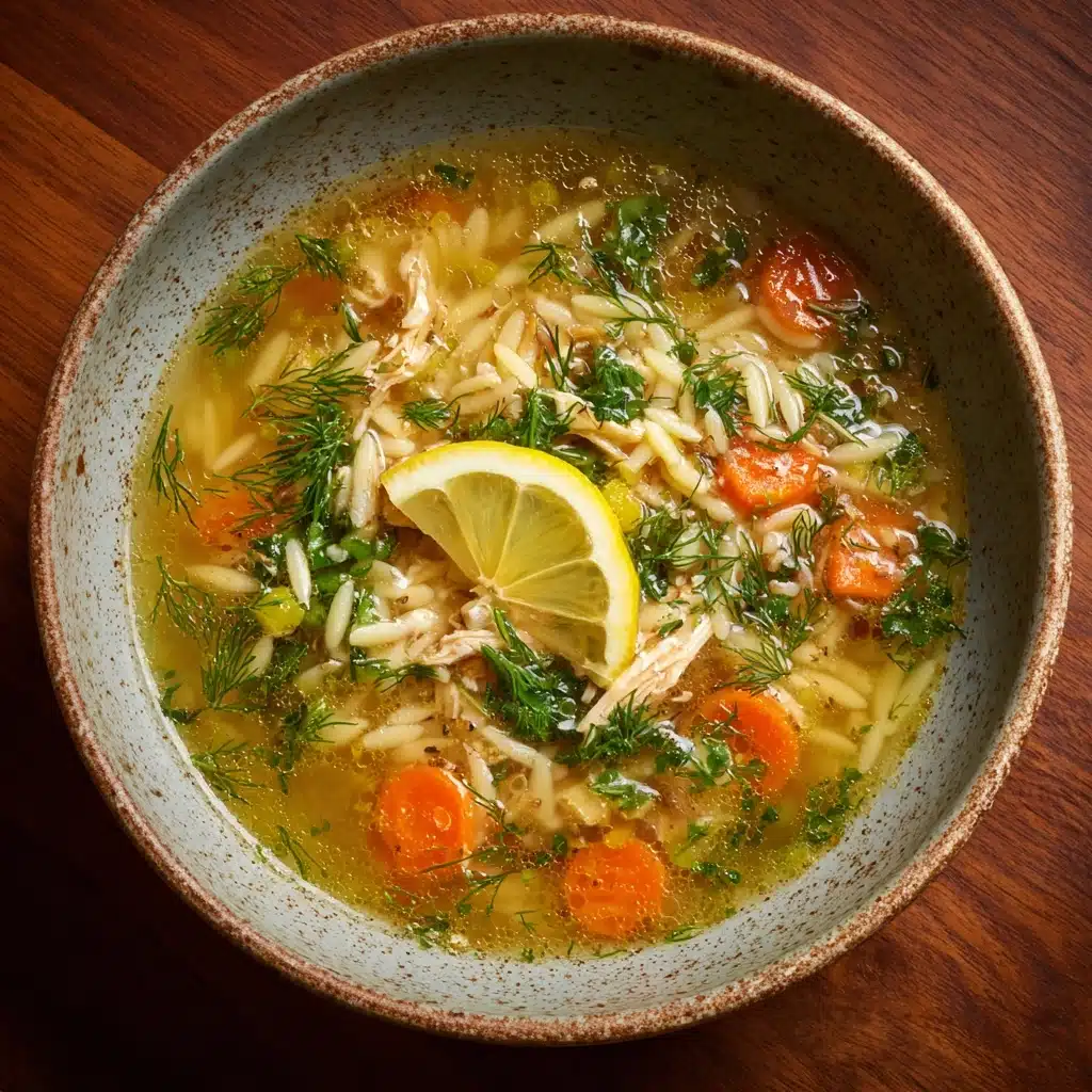 Greek Lemon Chicken Soup (Avgolemono) Recipe - Recipe Image