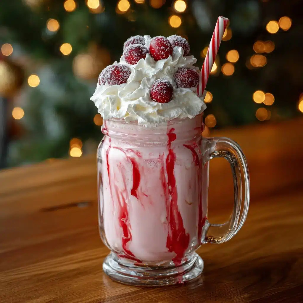 Candy Cane Christmas Punch Recipe - Recipe Image
