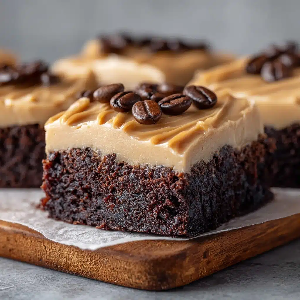 Coffee Brownies with Mocha Frosting Recipe - Recipe Image