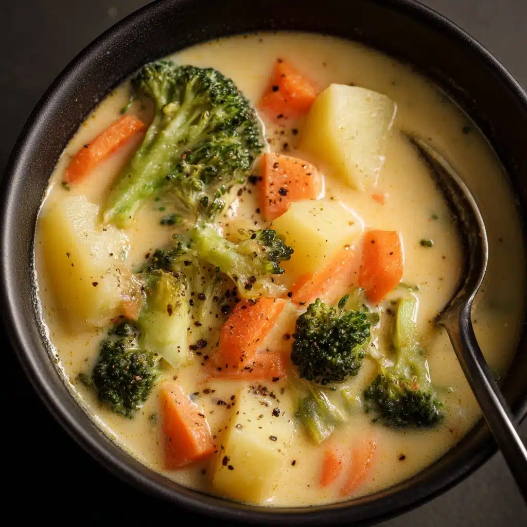Broccoli Potato Cheese Soup Recipe - Recipe Image