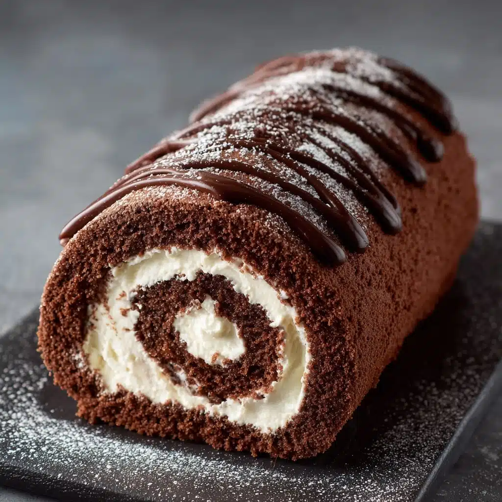 Choco Swiss Roll Delight Recipe - Recipe Image