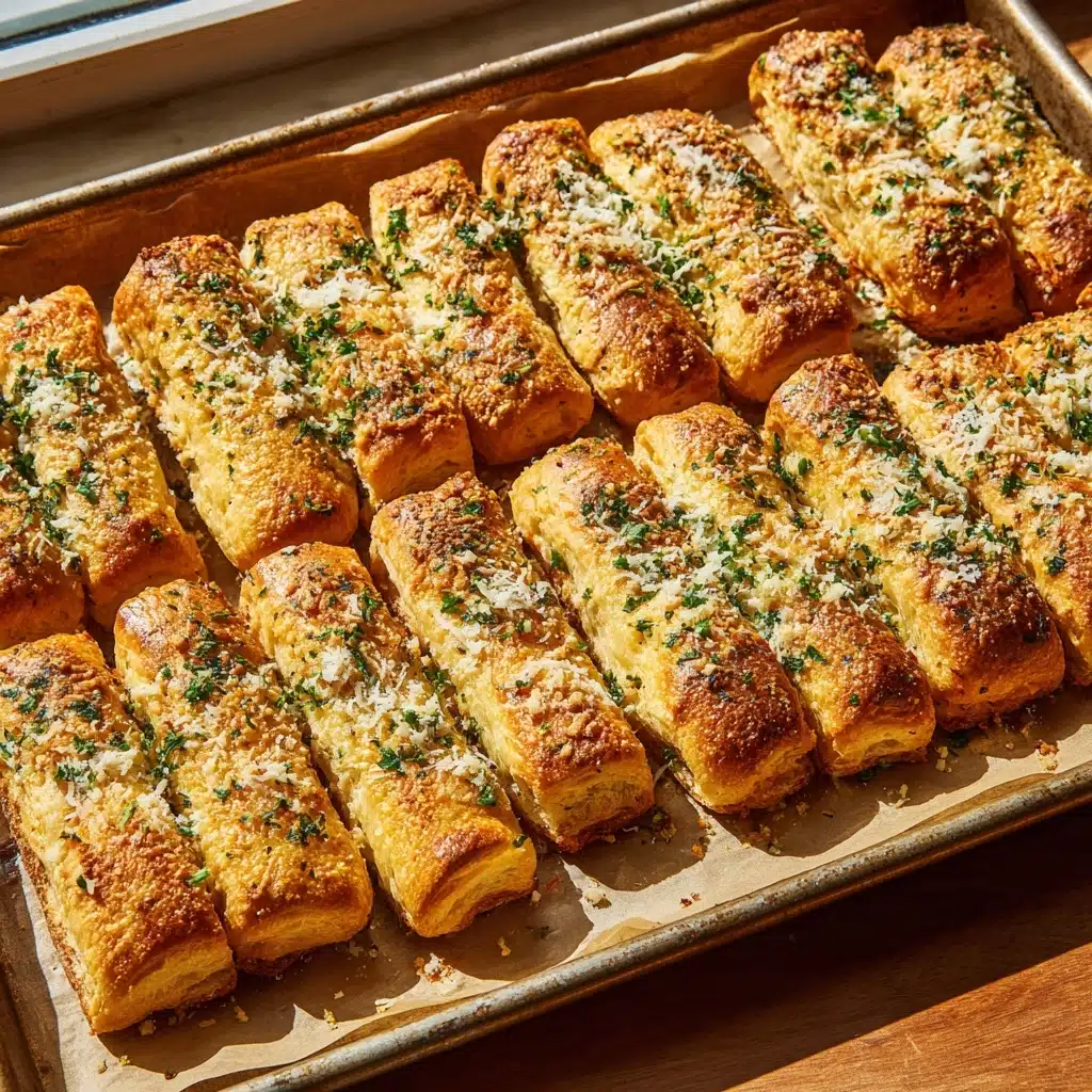 Garlic Parmesan Breadsticks Recipe - Recipe Image