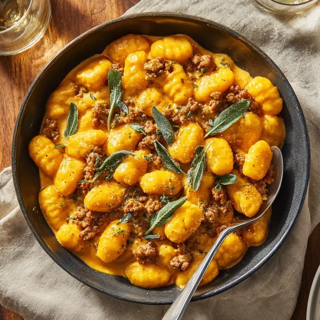 Creamy Butternut Squash Gnocchi with Sausage Recipe - Recipe Image