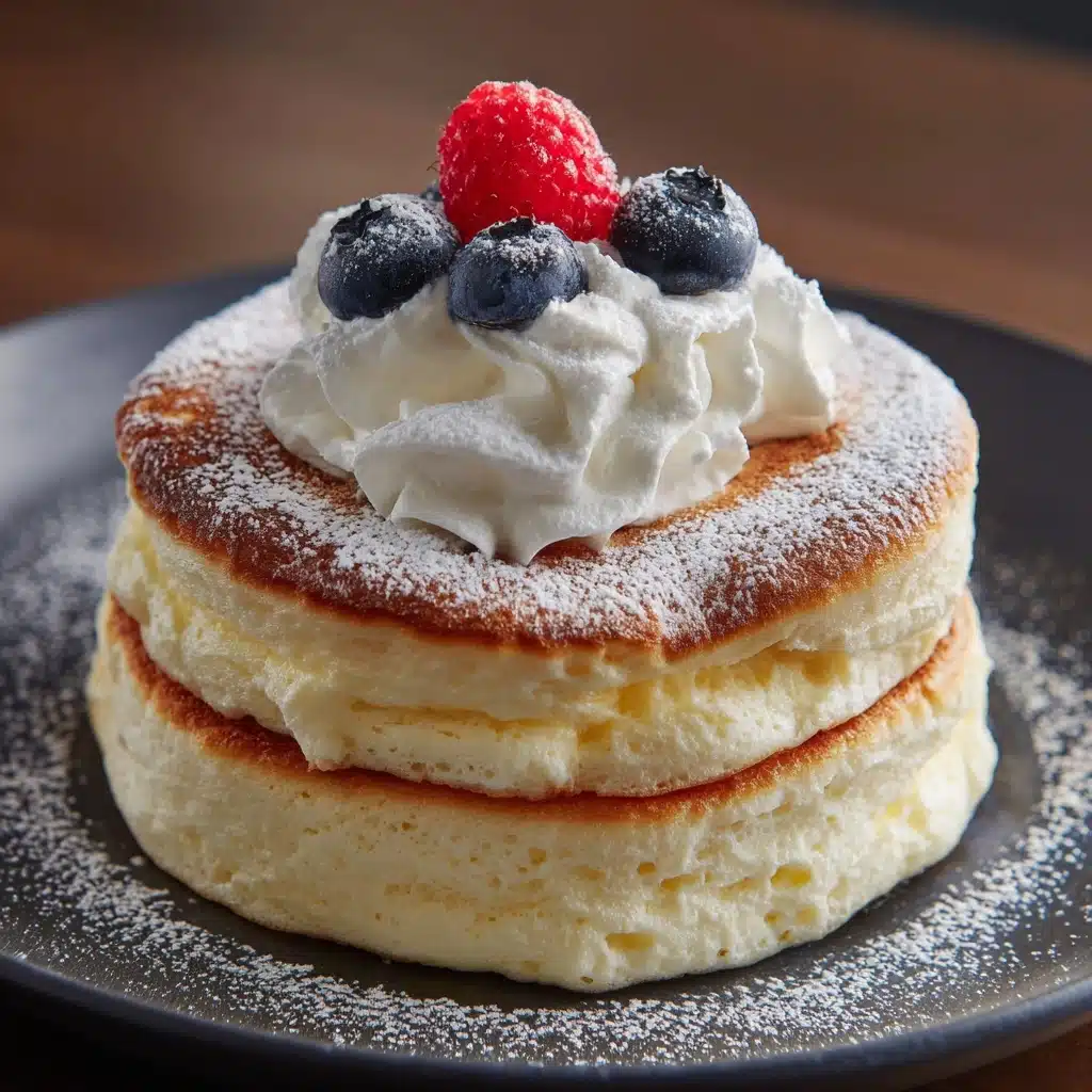 Fluffy Japanese Soufflé Pancakes Recipe - Recipe Image