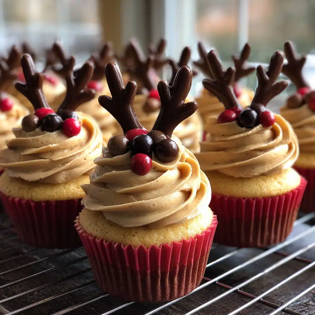 Easy Reindeer Cupcakes Recipe - Recipe Image