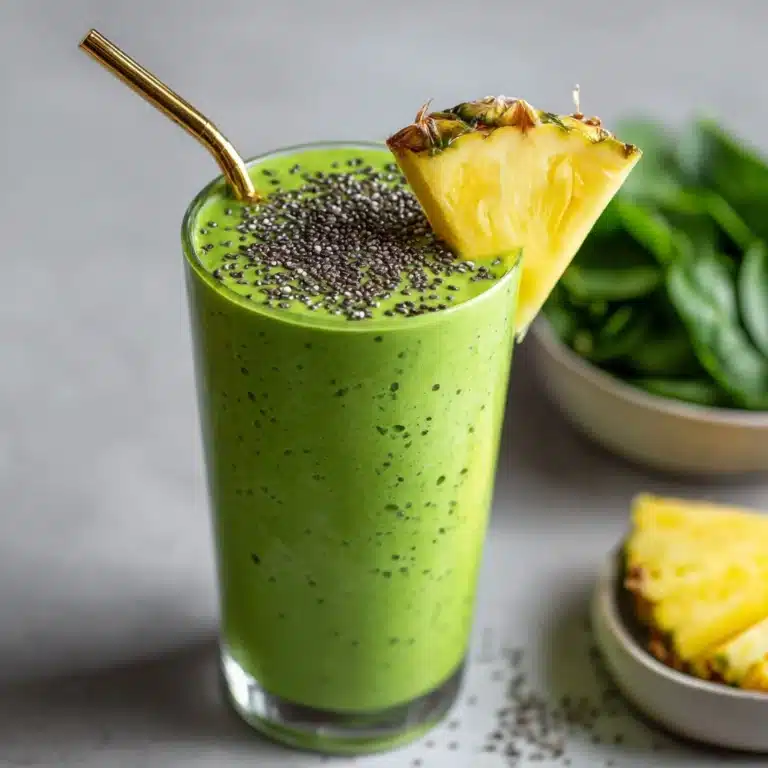 Tropical Green Detox Smoothie Recipe