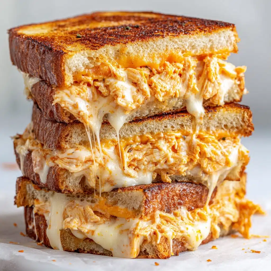 Buffalo Chicken Grilled Cheese Recipe - Recipe Image