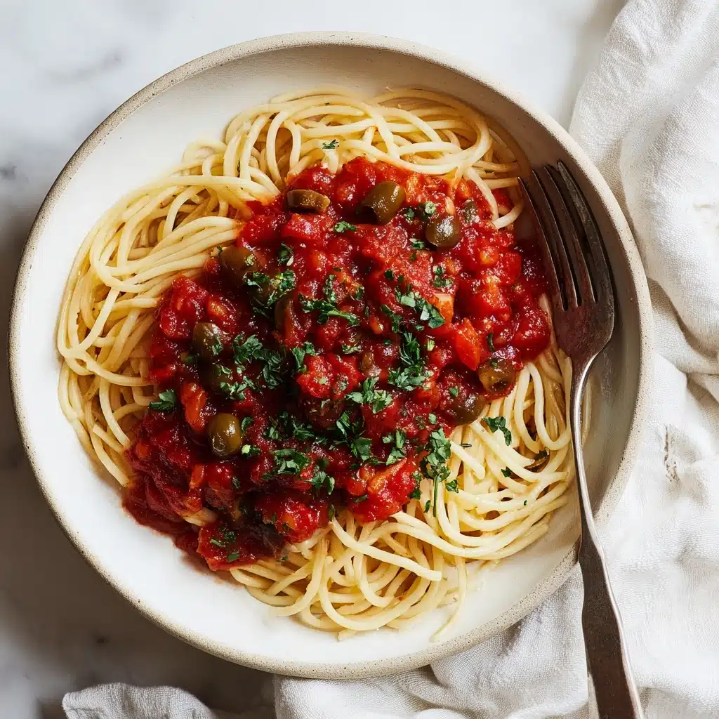 Pasta Puttanesca Recipe - Recipe Image