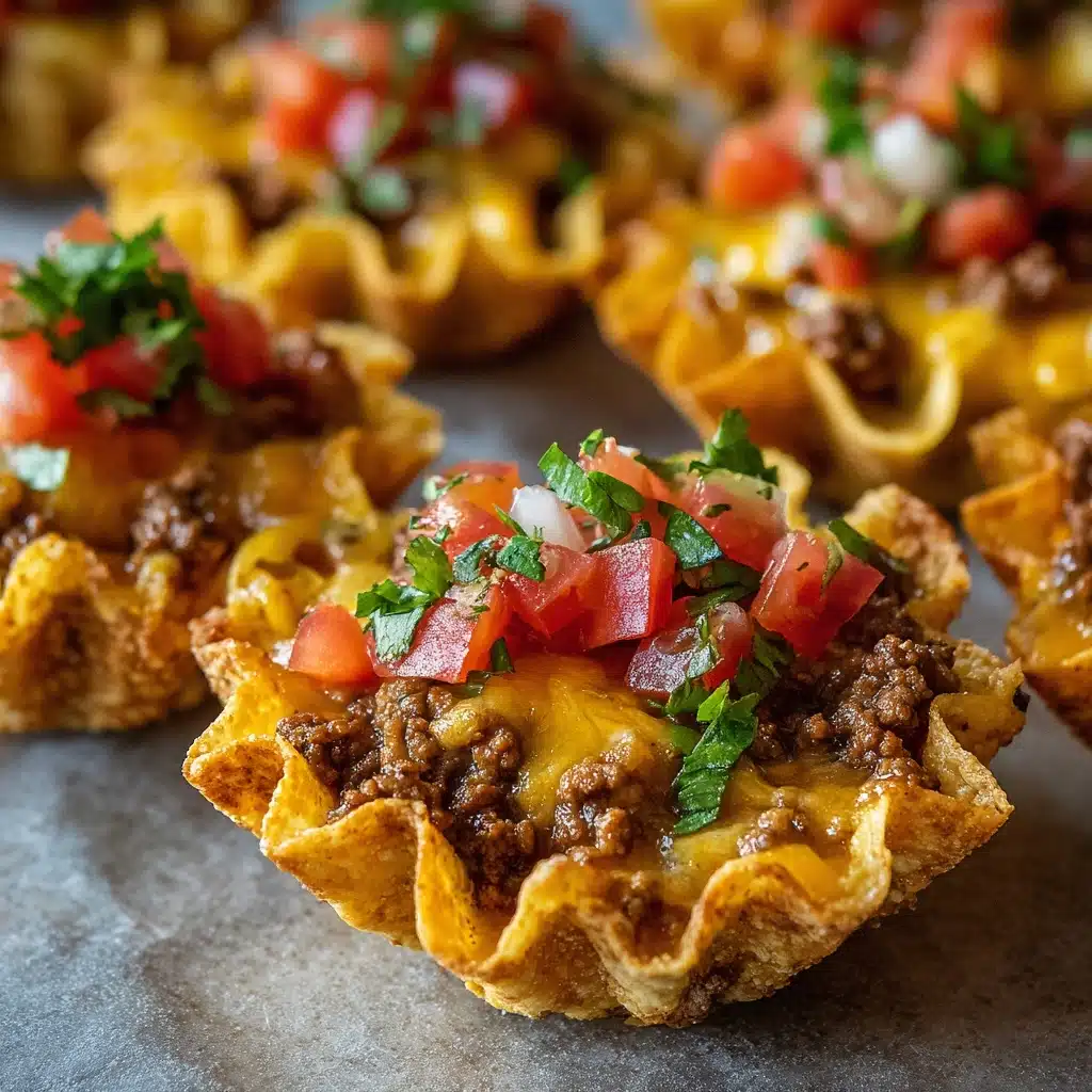 Crunchy Taco Cups Recipe - Recipe Image