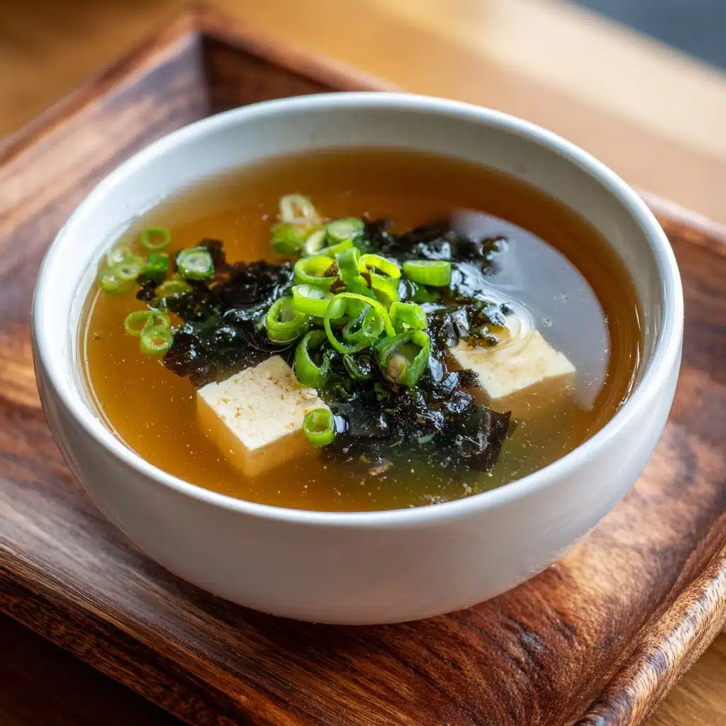 Homemade Miso Soup with Tofu Recipe - Recipe Image