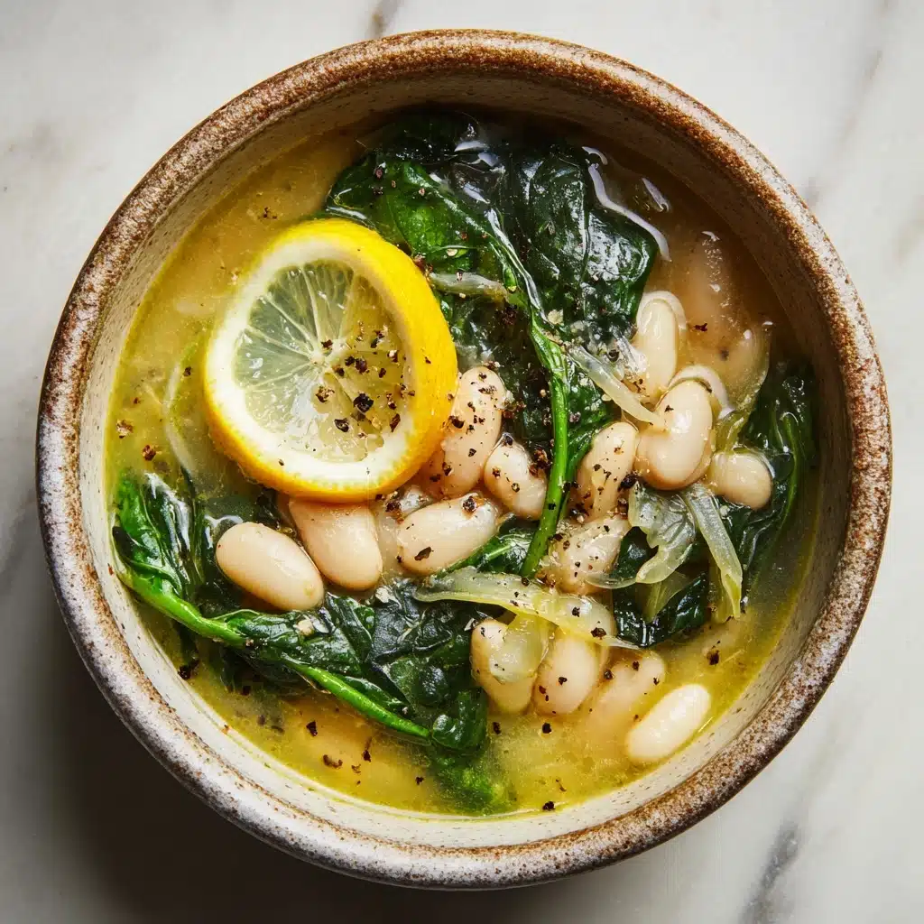 Creamy Lemon Garlic Butter Beans Recipe - Recipe Image