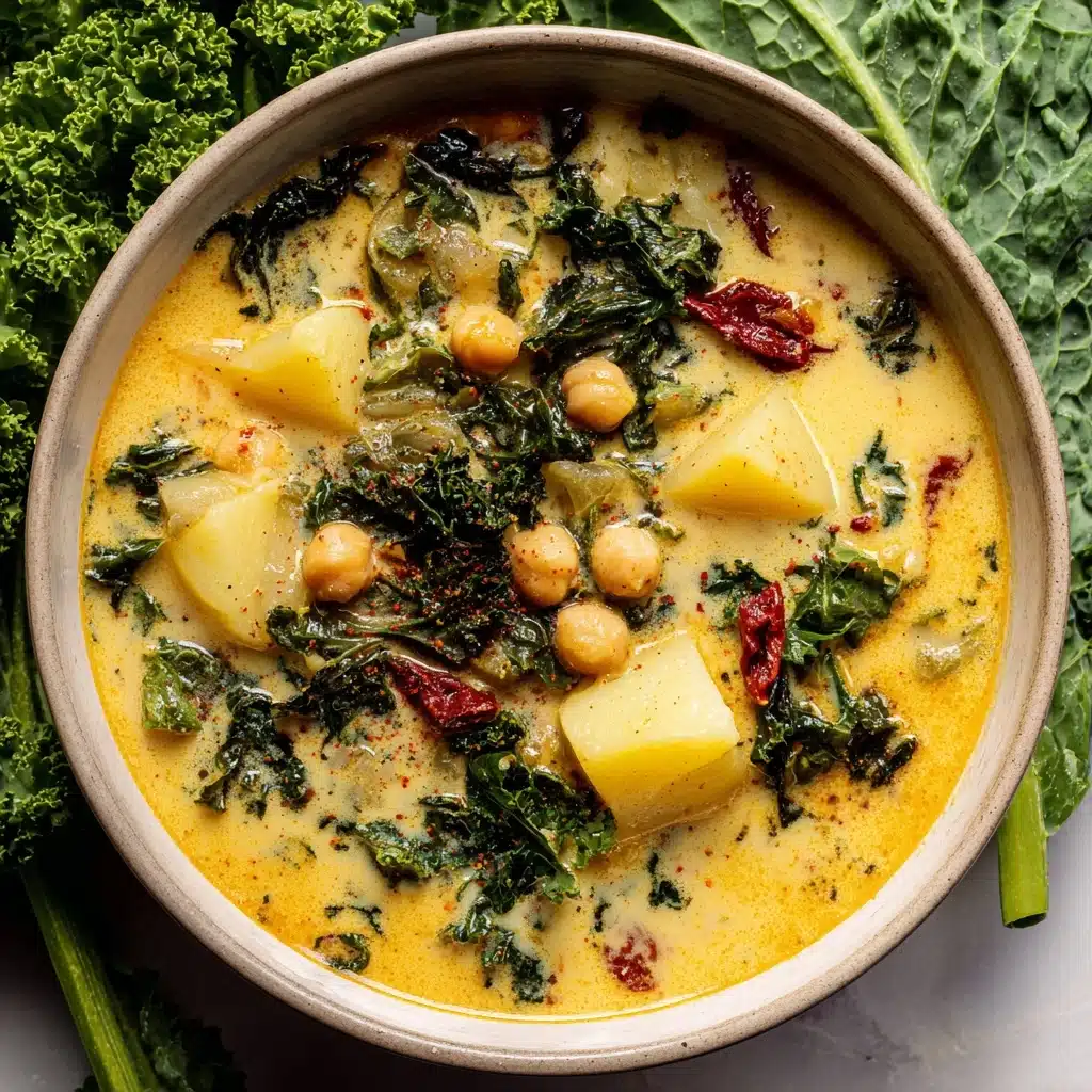 Creamy Tuscan Chickpea Soup Recipe - Recipe Image