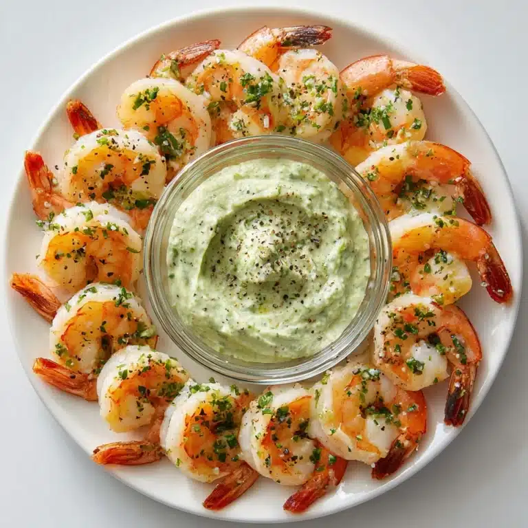 Chili Lime Shrimp with Avocado Crema Recipe