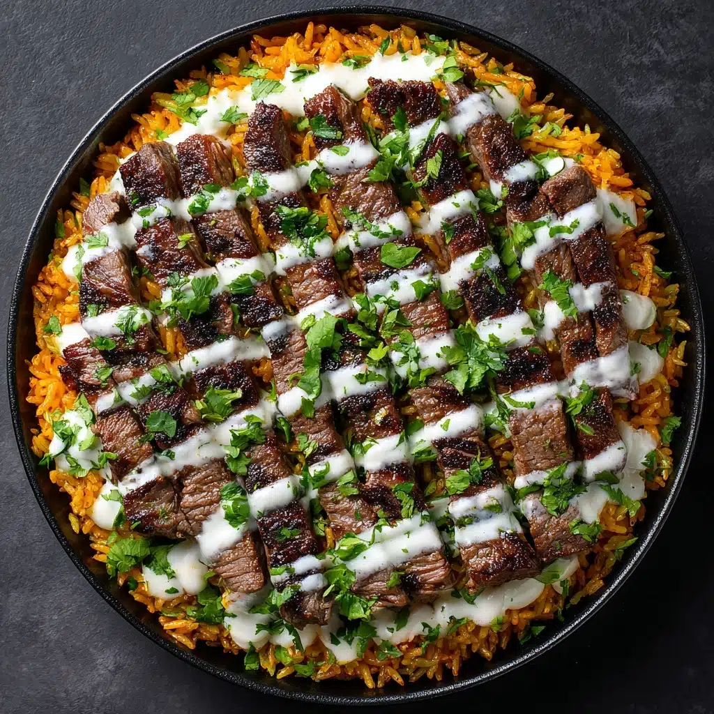 Cheesy Steak & Cilantro Lime Rice Burritos Recipe