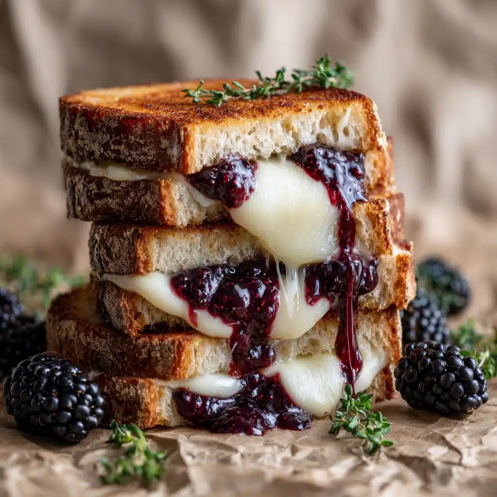 Blackberry Balsamic and Brie Grilled Cheese Recipe - Recipe Image