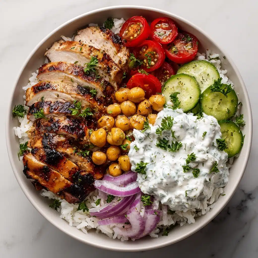 Mediterranean Chicken & Rice Bowls Recipe - Recipe Image