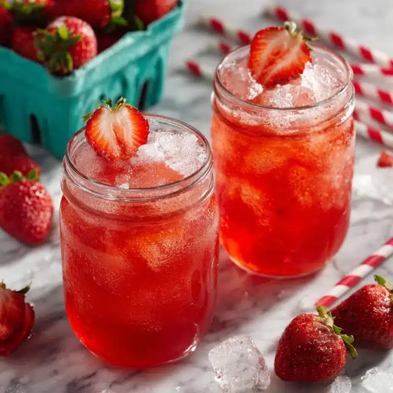 Southern Strawberry Sweet Iced Tea Recipe