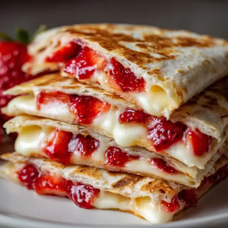 Strawberry Cheesecake Quesadilla Recipe
