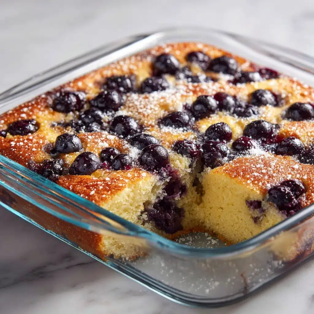 Lemon Blueberry Buttermilk Breakfast Cake Recipe - Recipe Image