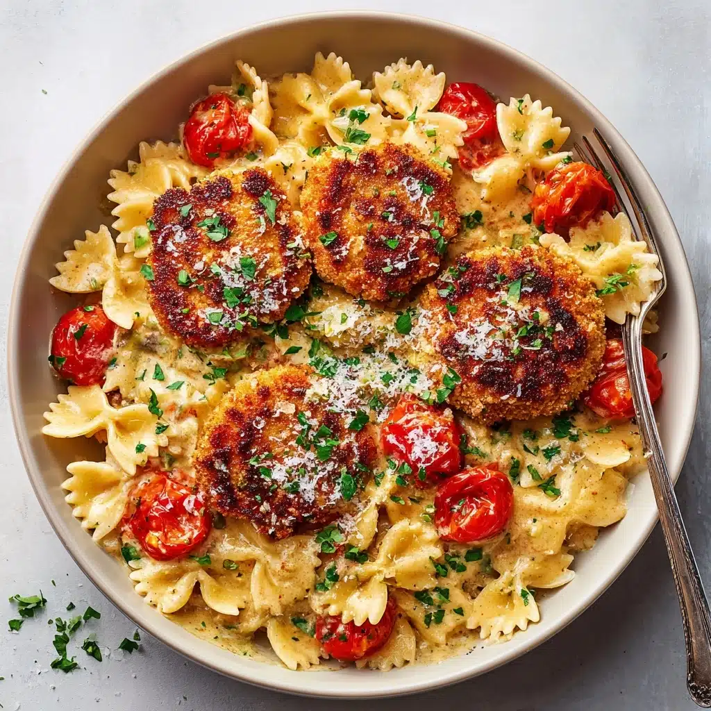 Southern Style Creamy Parmesan Chicken Pasta Recipe