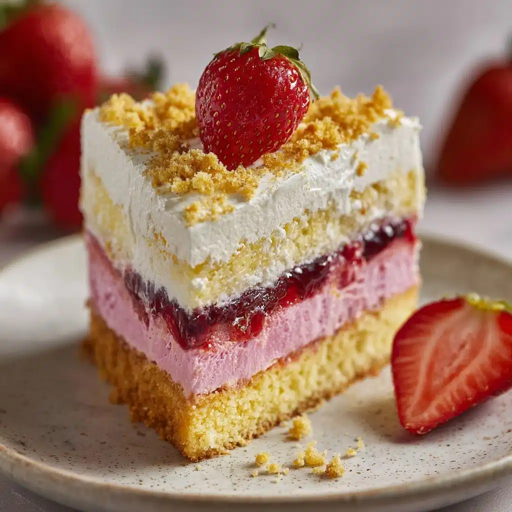 Strawberry Shortcake Swiss Roll Recipe