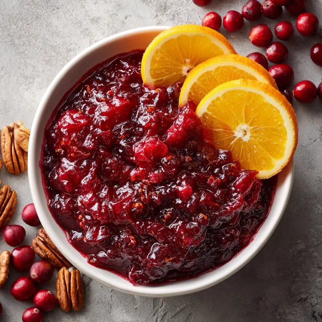 Cherry Cranberry Relish with Jello Recipe - Recipe Image