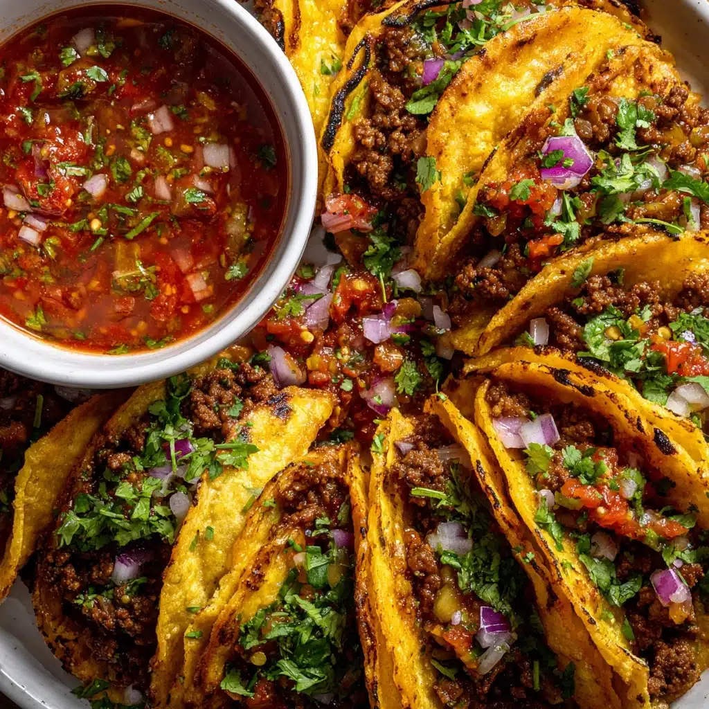 Crispy Ground Beef Tacos Recipe - Recipe Image