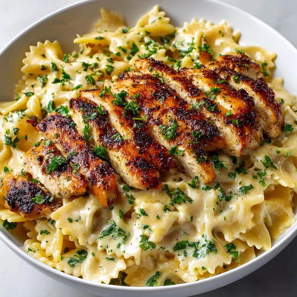 Creamy Garlic Parmesan Chicken Pasta Recipe - Recipe Image