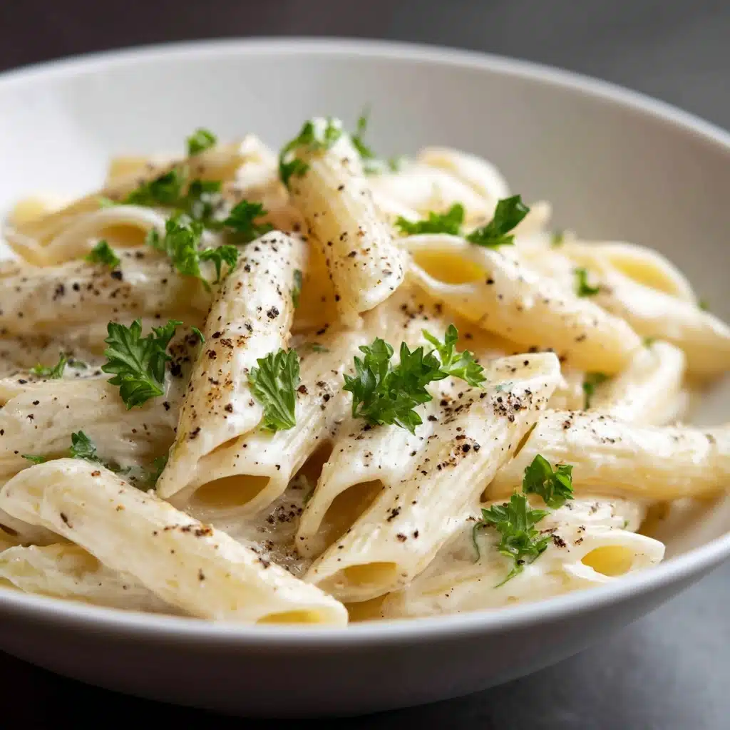 White Sauce Penne Pasta Recipe