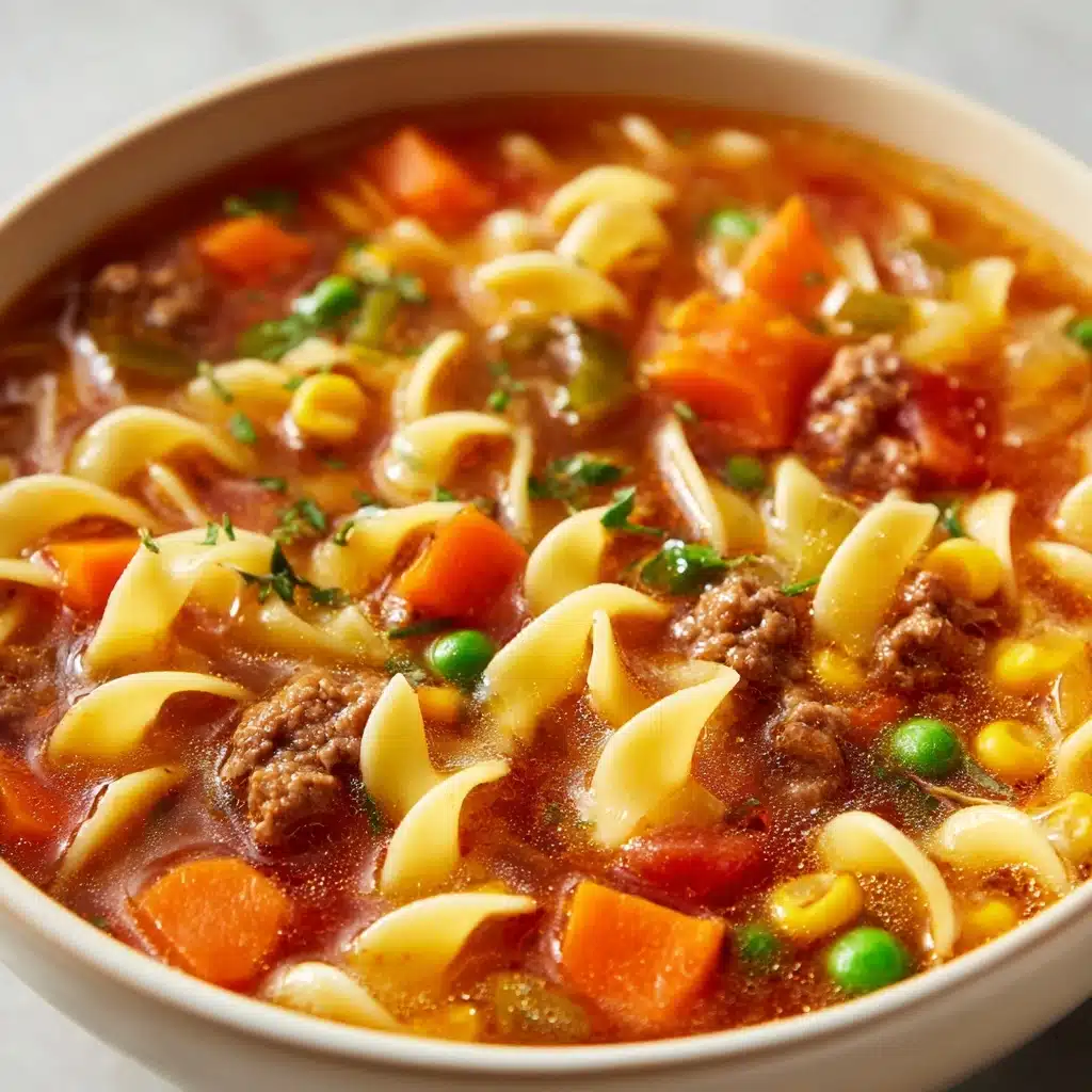 Vegetable Beef Noodle Soup Recipe