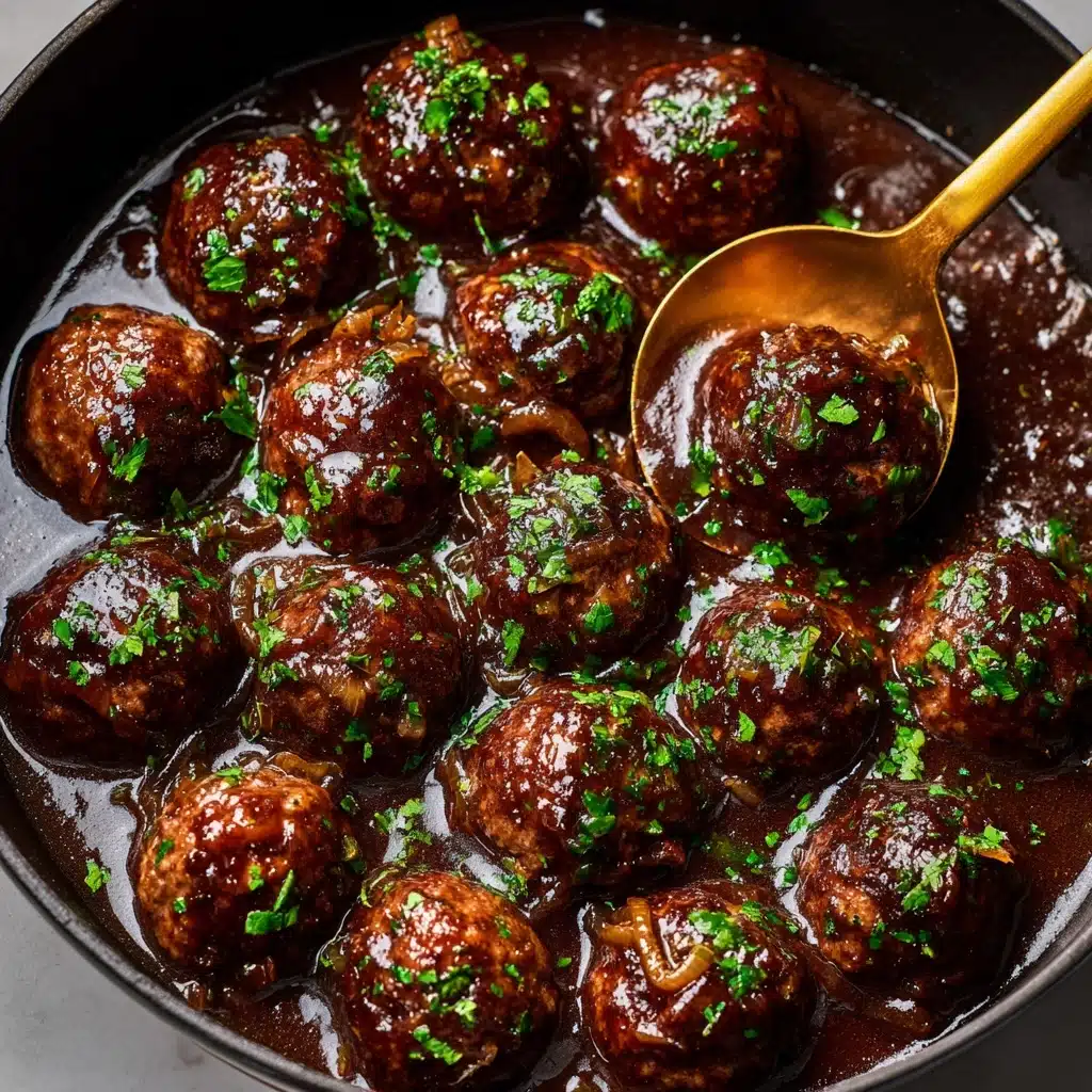 Salisbury Steak Meatballs Recipe - Recipe Image