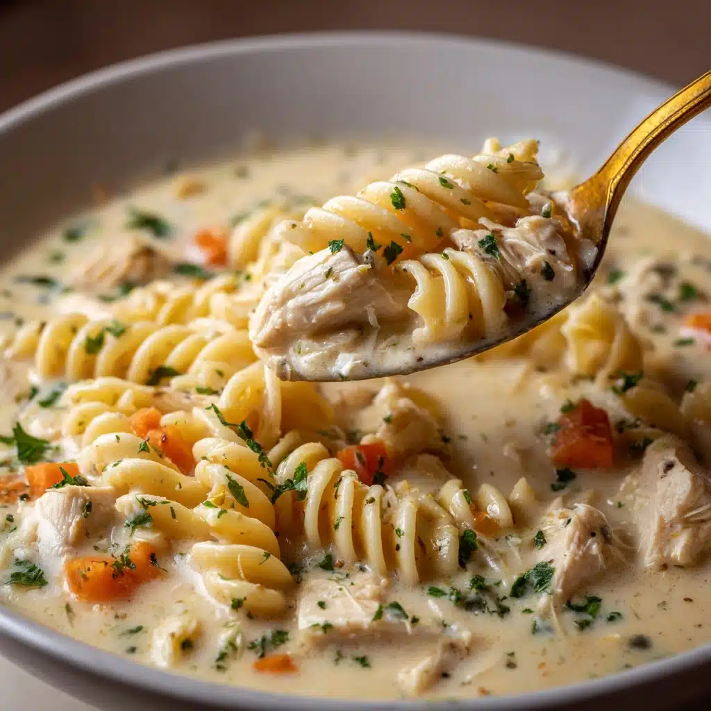 Creamy Chicken Noodle Soup Recipe - Recipe Image
