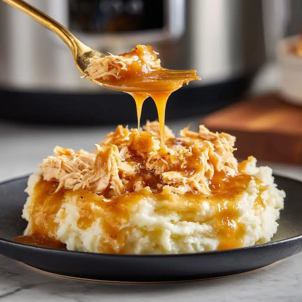Crock Pot Chicken and Gravy Recipe - Recipe Image