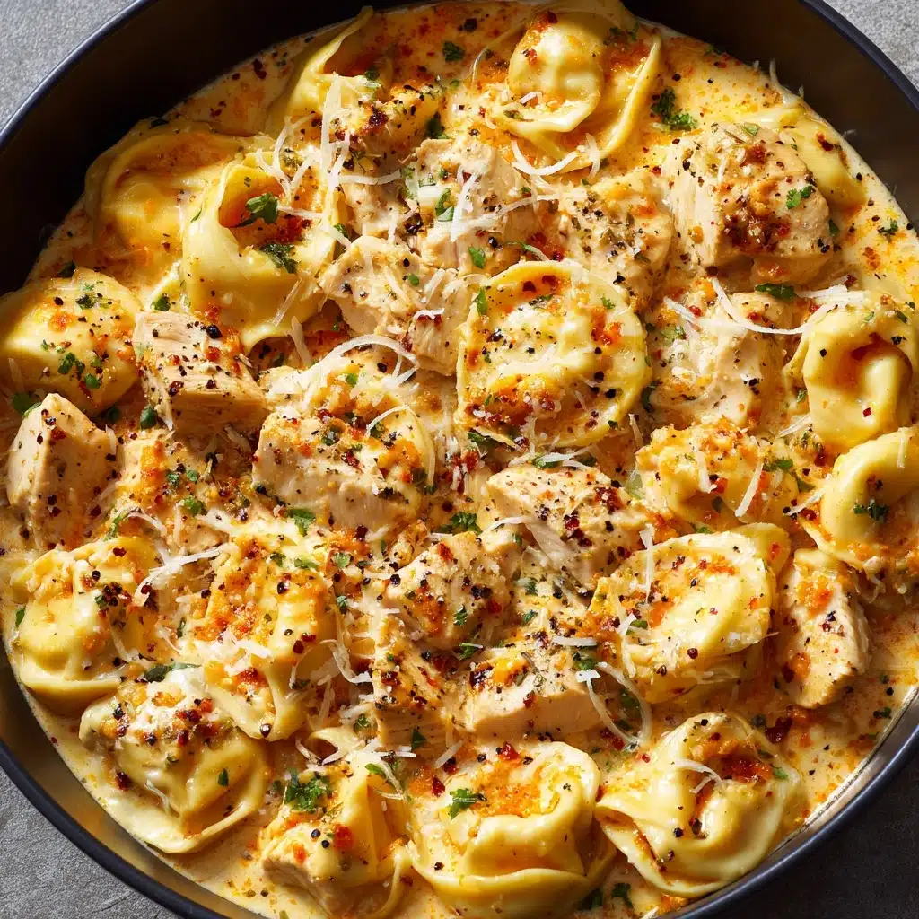 Buffalo Chicken Tortellini Alfredo Recipe - Recipe Image