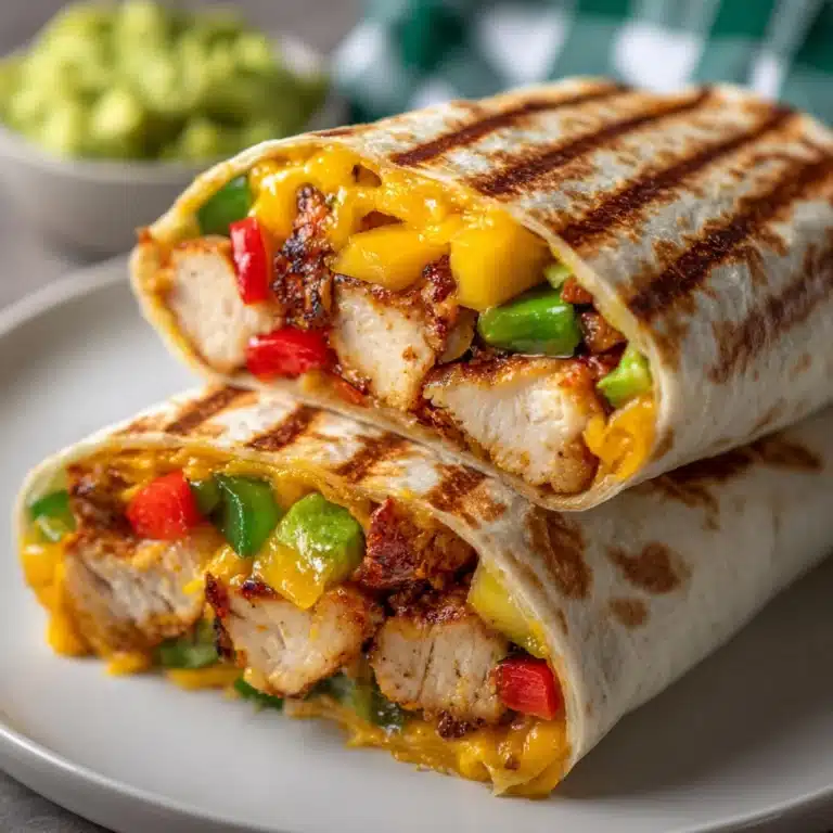 Easy Chicken Fajita Wraps Recipe