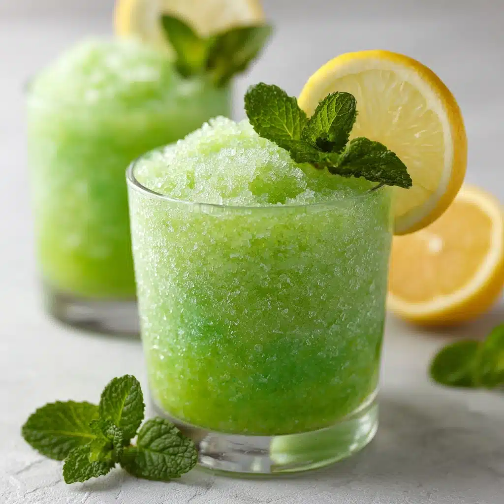 Frozen Mint Lemonade Recipe - Recipe Image
