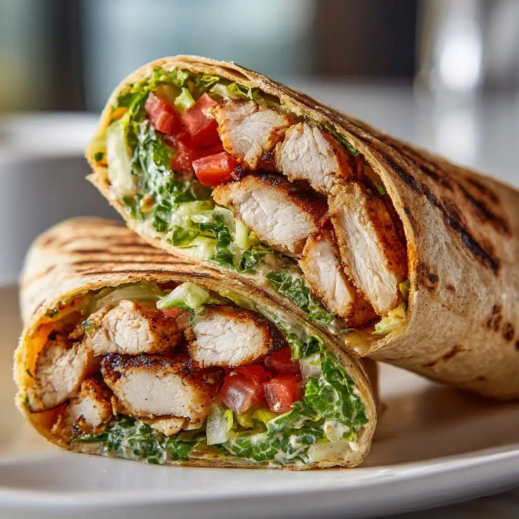 Chicken Caesar Wrap Recipe - Recipe Image