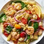 Seafood Pasta Salad with Shrimp & Crab Recipe