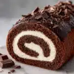 Triple Chocolate Roll Cake Recipe