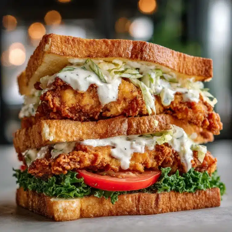 Dijon Mayo Brined Crispy Chicken Sandwich Recipe