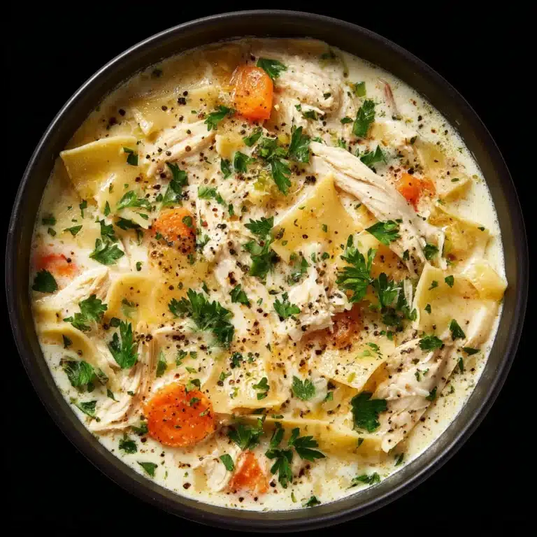 White Chicken Lasagna Soup Recipe