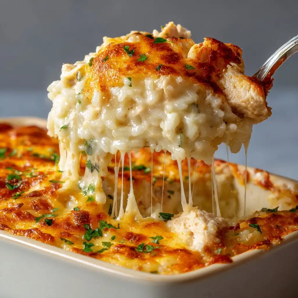 Cheesy Angel Chicken and Rice Recipe
