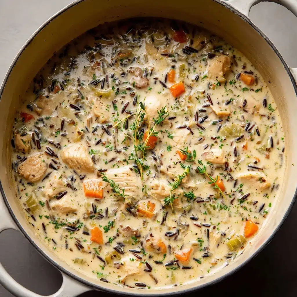 Creamy Chicken Wild Rice Soup Recipe - Recipe Image