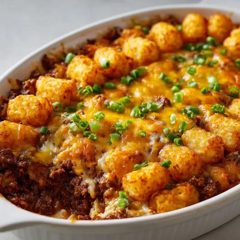 Crispy Tot Chili Casserole Recipe