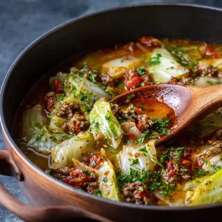 Polish Stuffed Cabbage Soup Recipe