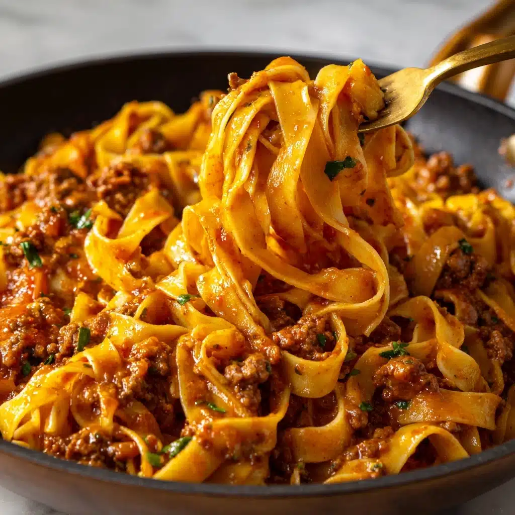 One-Pot Beef Ragu Pasta Recipe - Recipe Image